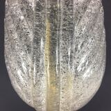 Applique murale en feuille de verre de murano années 1950