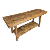 Old workbench side table washbasin furniture 54 x 170 cm