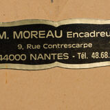 Watercolor on paper by G. Rémy farm house Serres Gaston Farot 1931