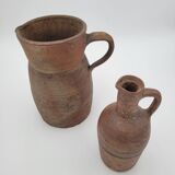 Pair of old terracotta pitchers