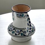 Small hand-painted North African style vase.