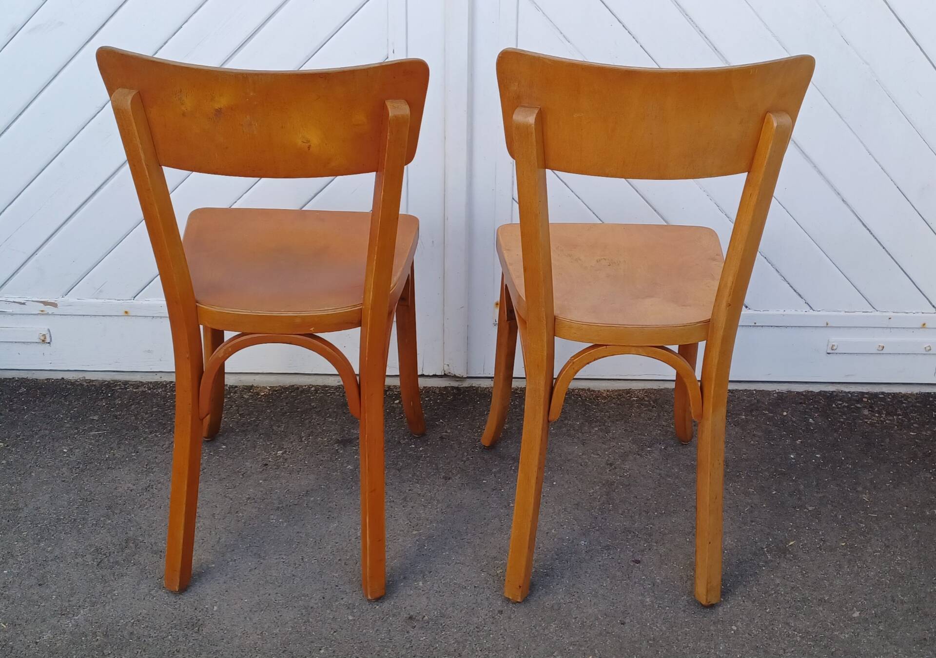 Paire de chaises bistrot Baumann
