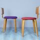 Ensemble de 2 chaises en contreplaqué par Cor Alons années 1950.