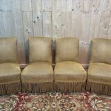 Set of 4 Napoleon III armchairs