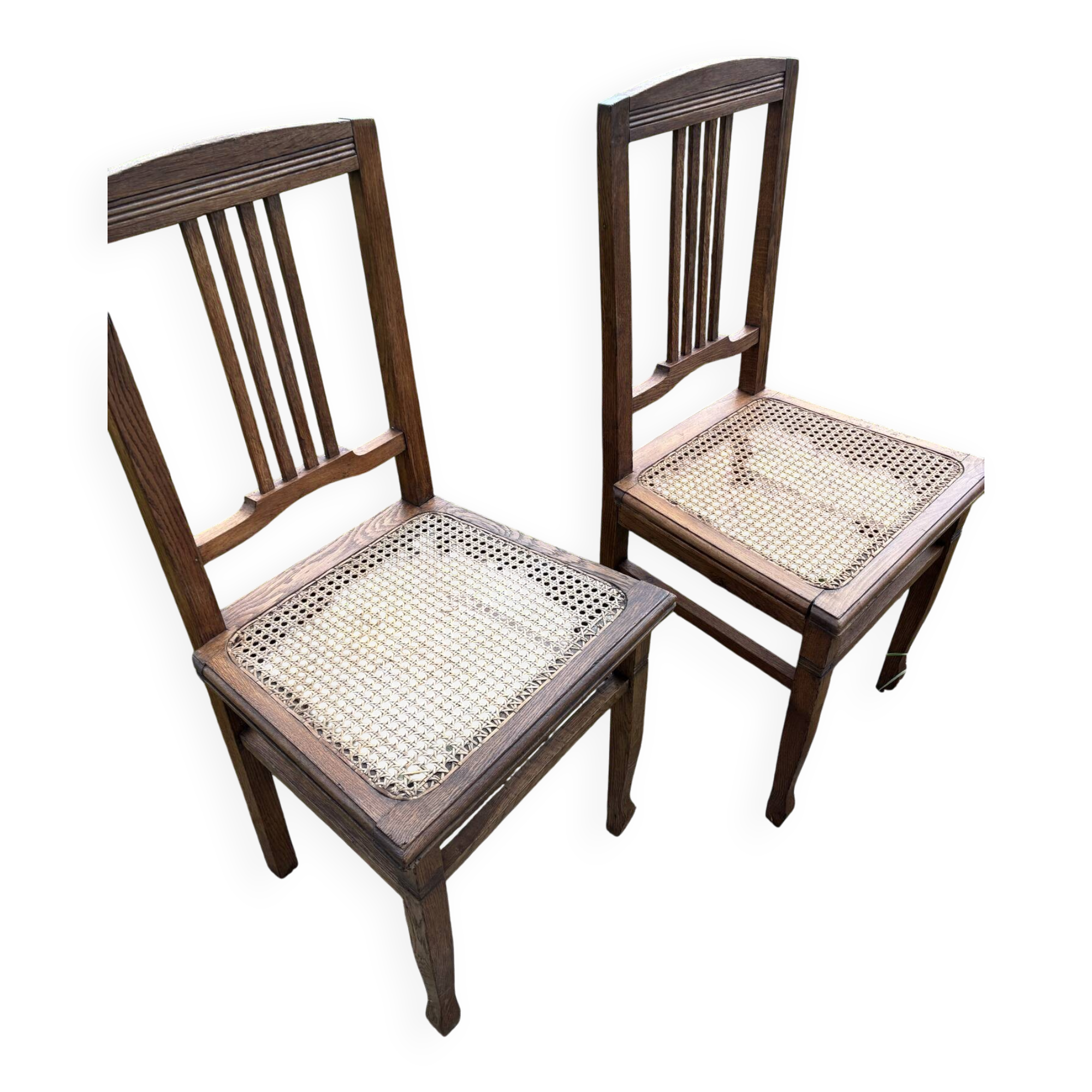 Art Nouveau chair pair