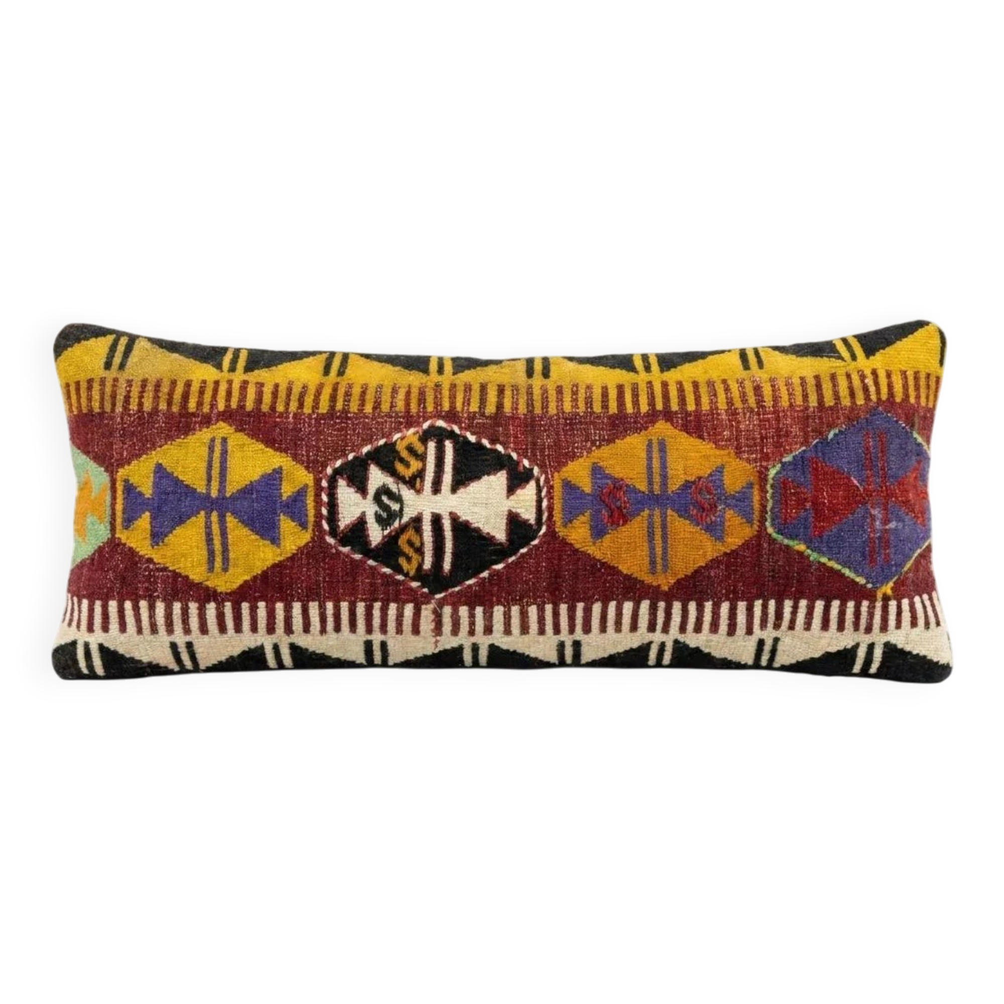Housse de coussin kilim vintage 36x89 cm