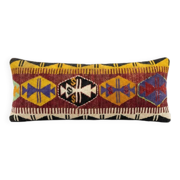 Housse de coussin kilim vintage 36x89 cm