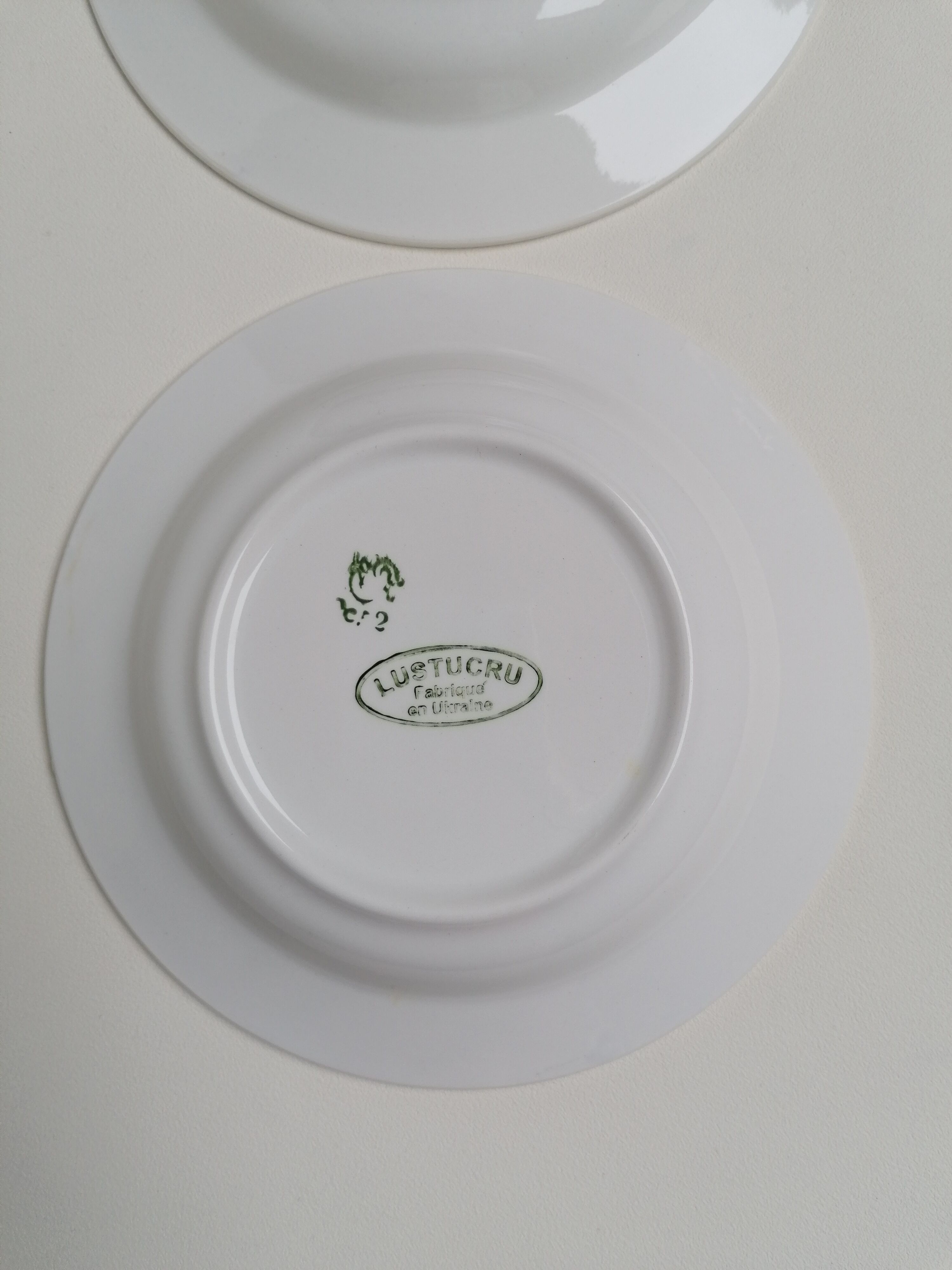 Two hollow plates
