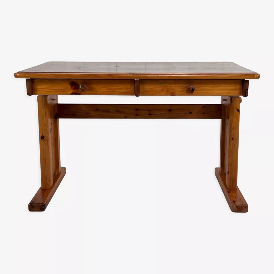 Bureau modulable et inclinable en bois