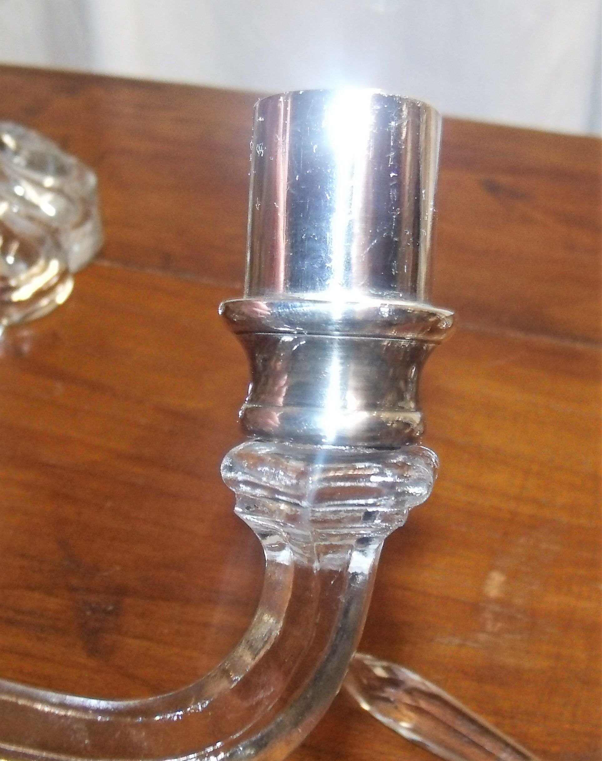 Pair of girandoles chandeliers to pendants