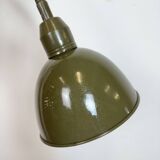 Green Industrial Military Gooseneck Scissor Wall Lamp from Elektroinstala,