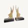 Gilded bronze bookends circa 1960