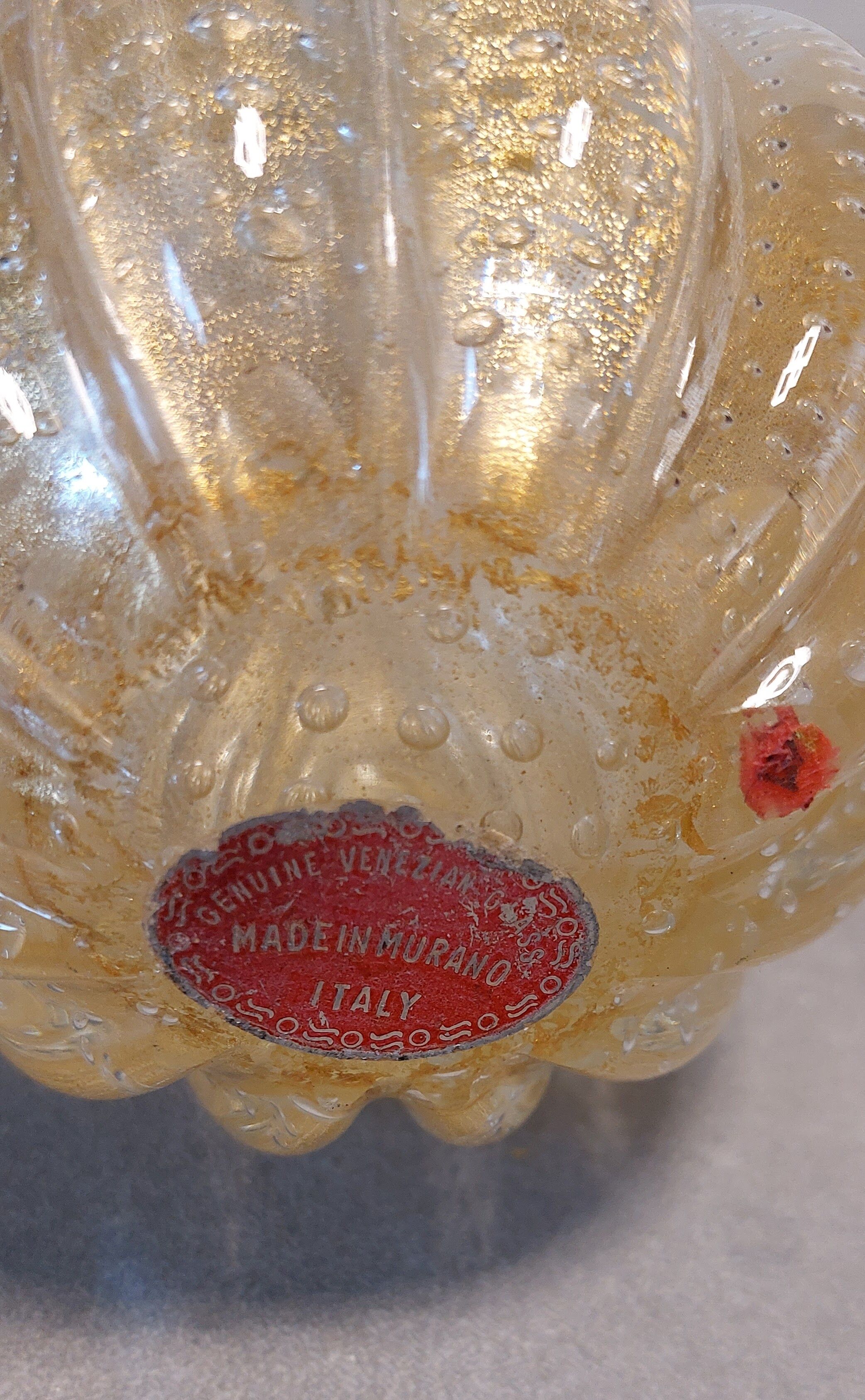 Murano glass perfume bottle circa 1950