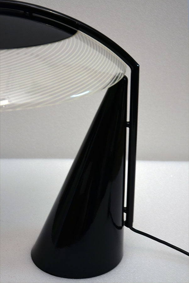 Table lamp in murano glass and metal, 1970s