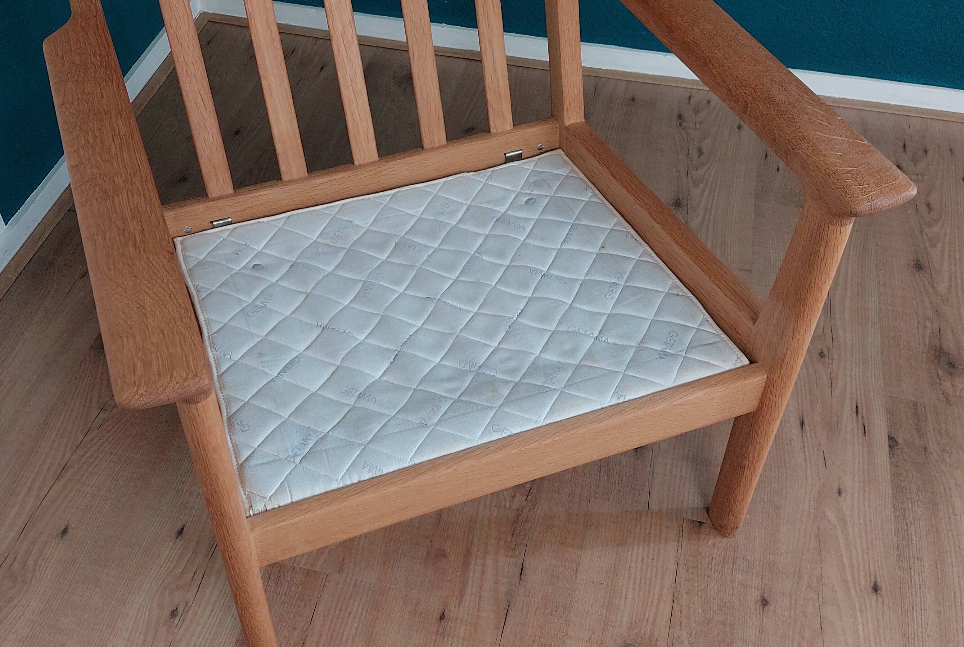 High Back Lounge Chair GE 265 by H J Wegner For Getama.