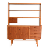 Scandinavian bookcase with cabinet, 1960s