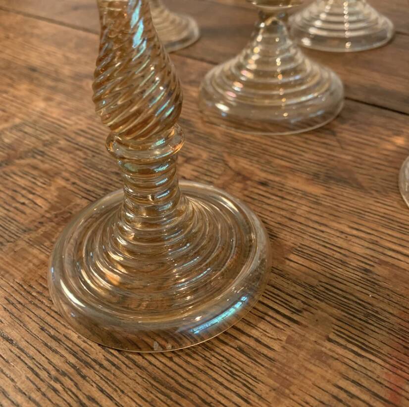 Suite of 12 Moselle wine glasses