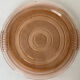 Plateau vintage en verre rose