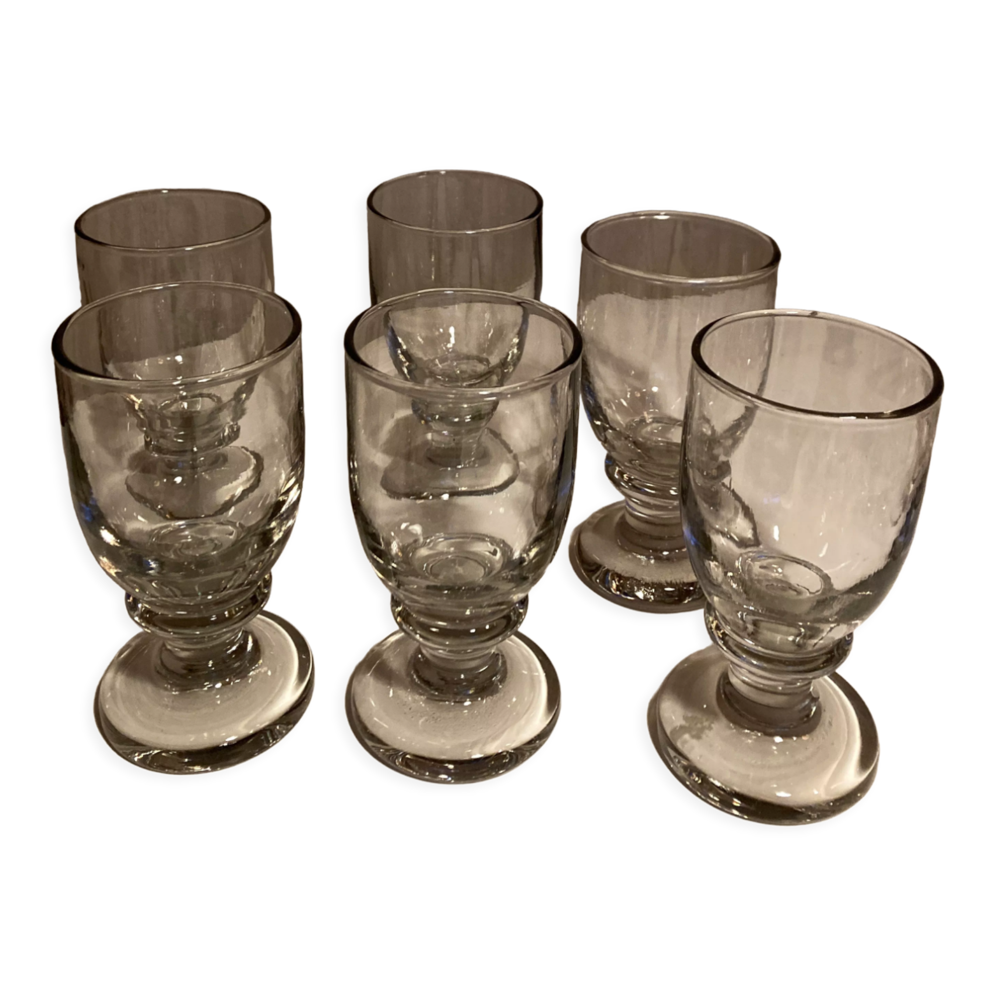 Produit BHV 6 verres tulipe 1950