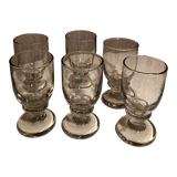 Produit BHV 6 verres tulipe 1950