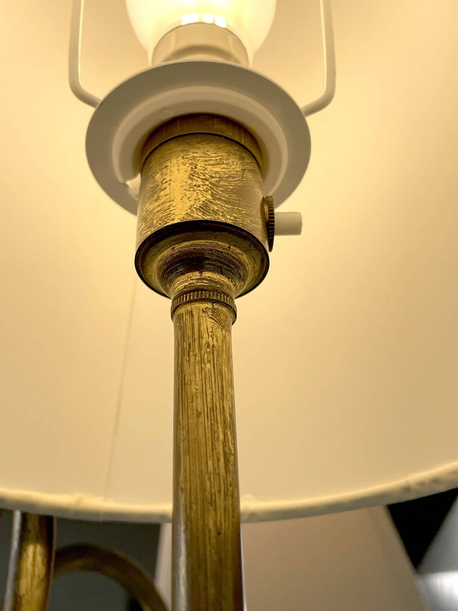 Three-light floor lamp, France 1950