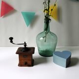 Wooden coffee grinder early 20th