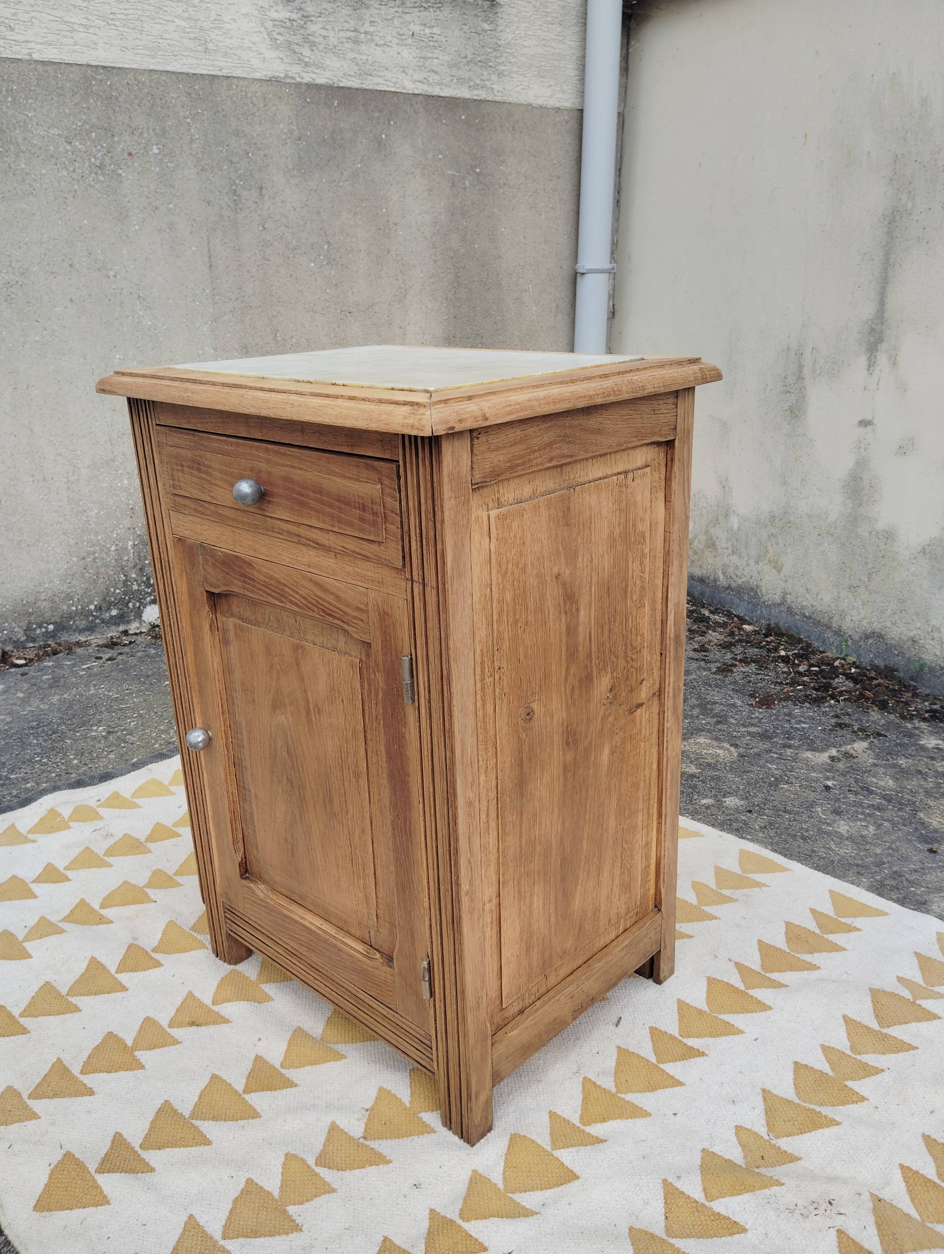 Bedside table, jam cupboard or small art deco sideboard