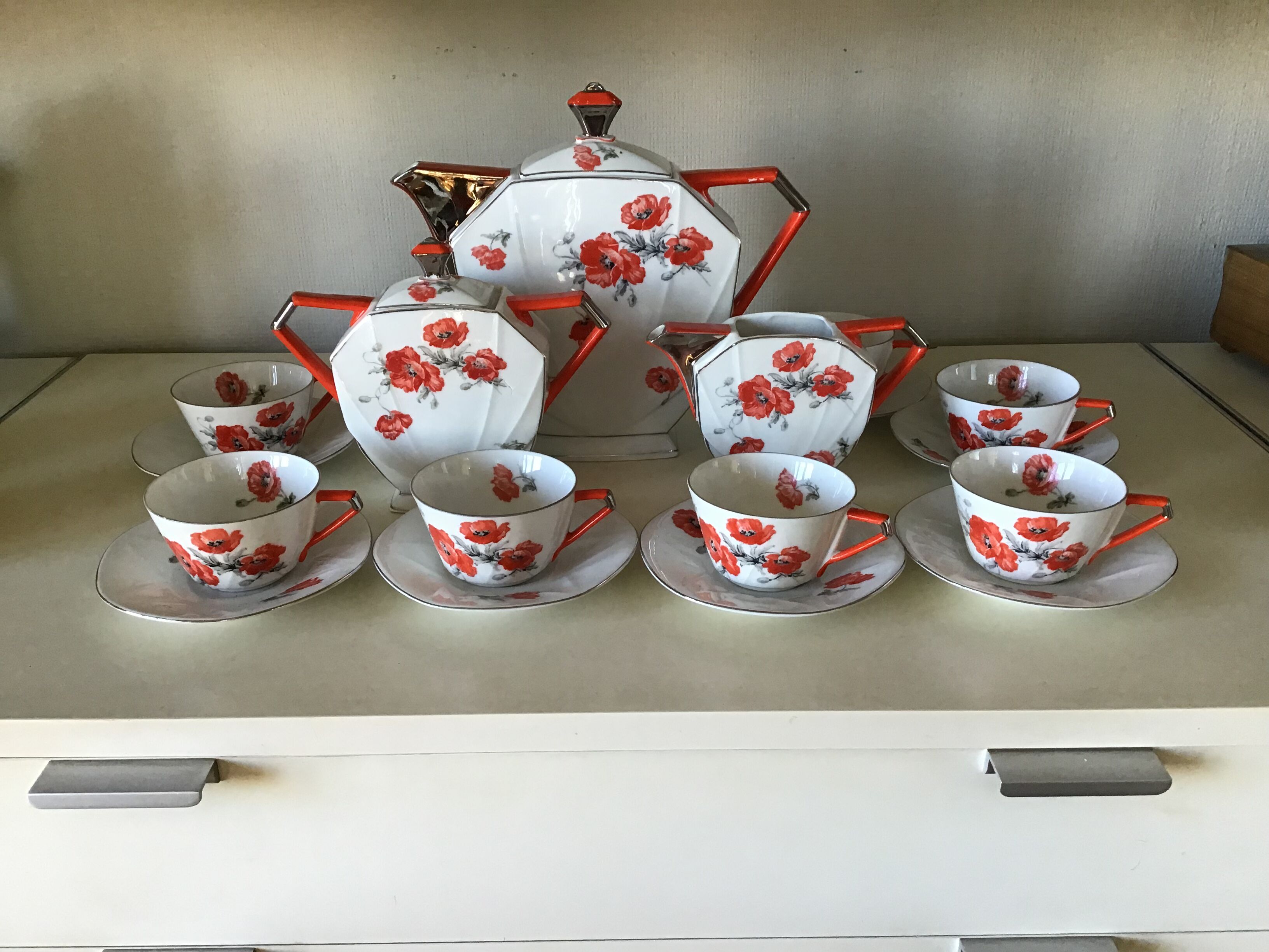 Porcelain coffee service