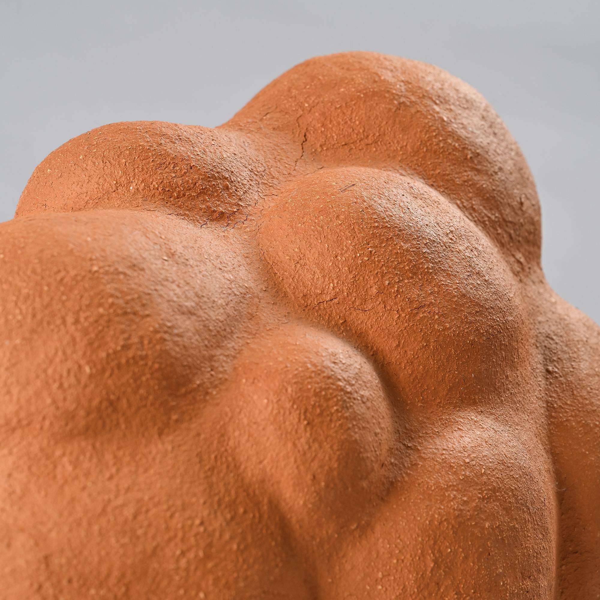 Organic ceramic sculpture, circa 1970.