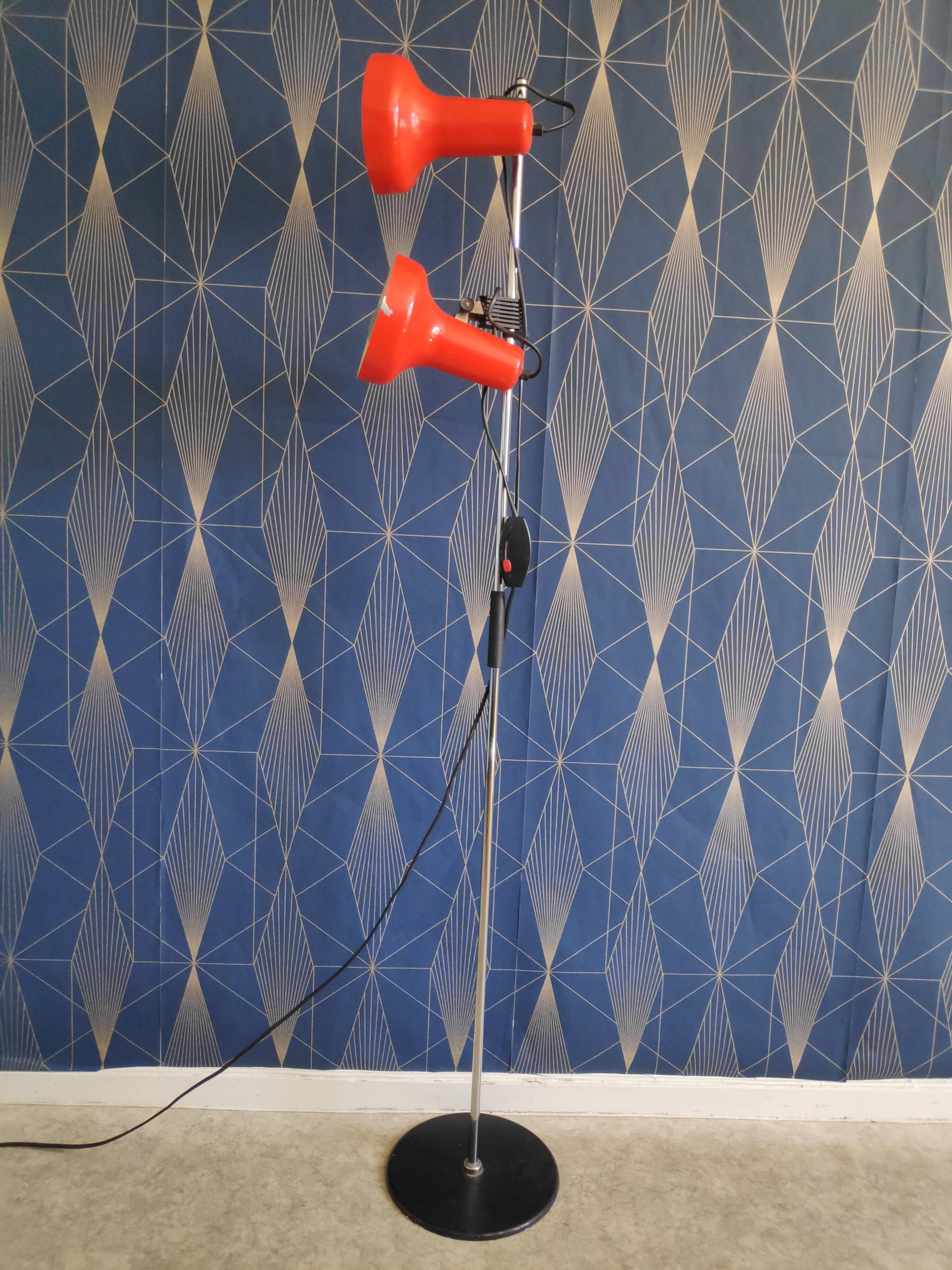 Lamp 2 vintage orange spots