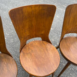 Suite of 6 Baumann chairs Dove model