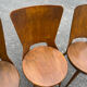 Suite of 6 Baumann chairs Dove model