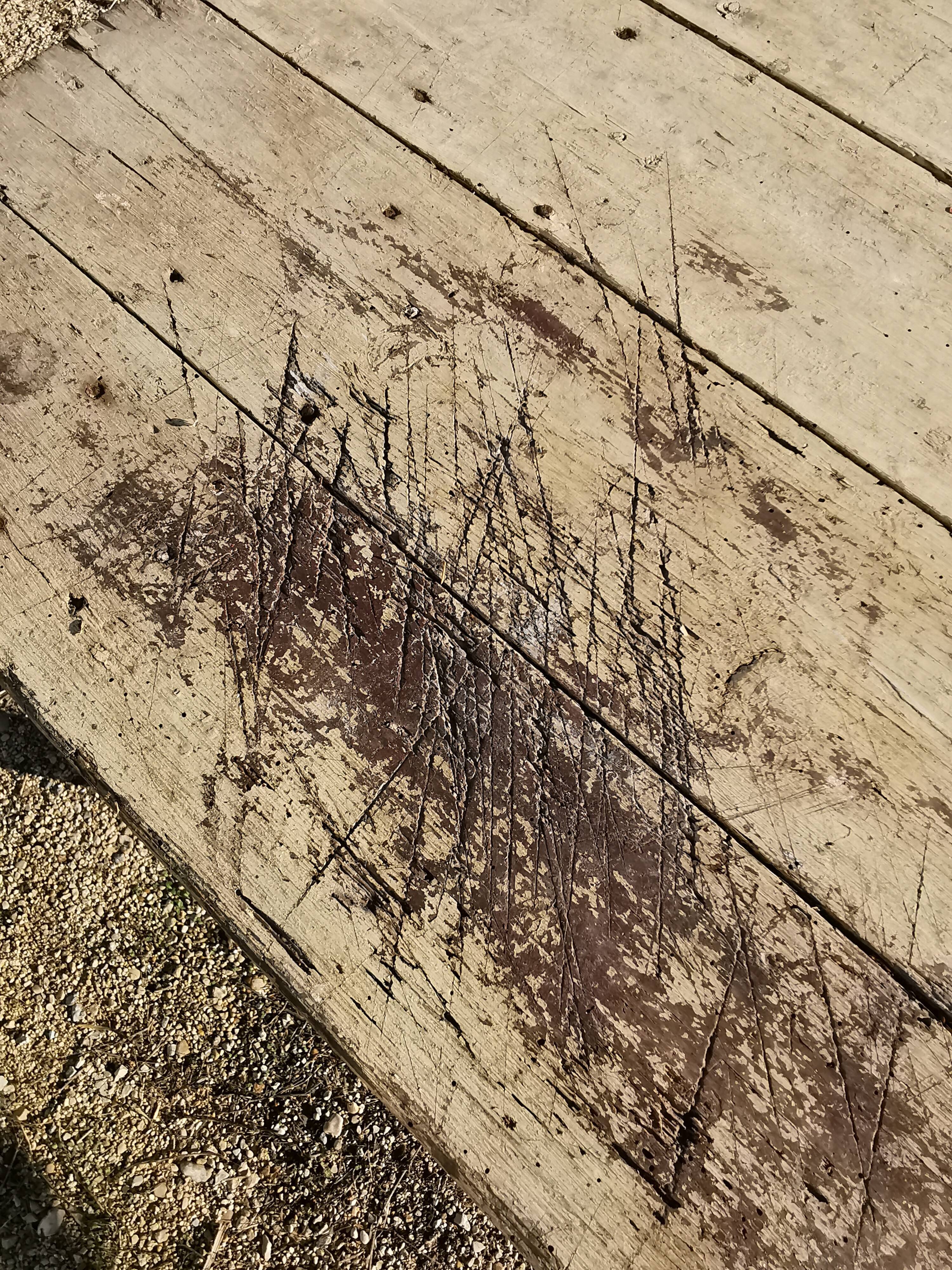 Narrow farmhouse table 270cm