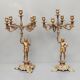 Pair of old candlesticks