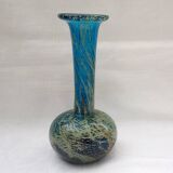 Mdina Glass Bud Vase Malta  by Michael Harris  Hand Blown MCM Signed