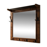 Art Deco style wardrobe with mirror, 1940s, Poland.