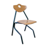 Design workshop chair in tubular steel, empire green, 82 cm