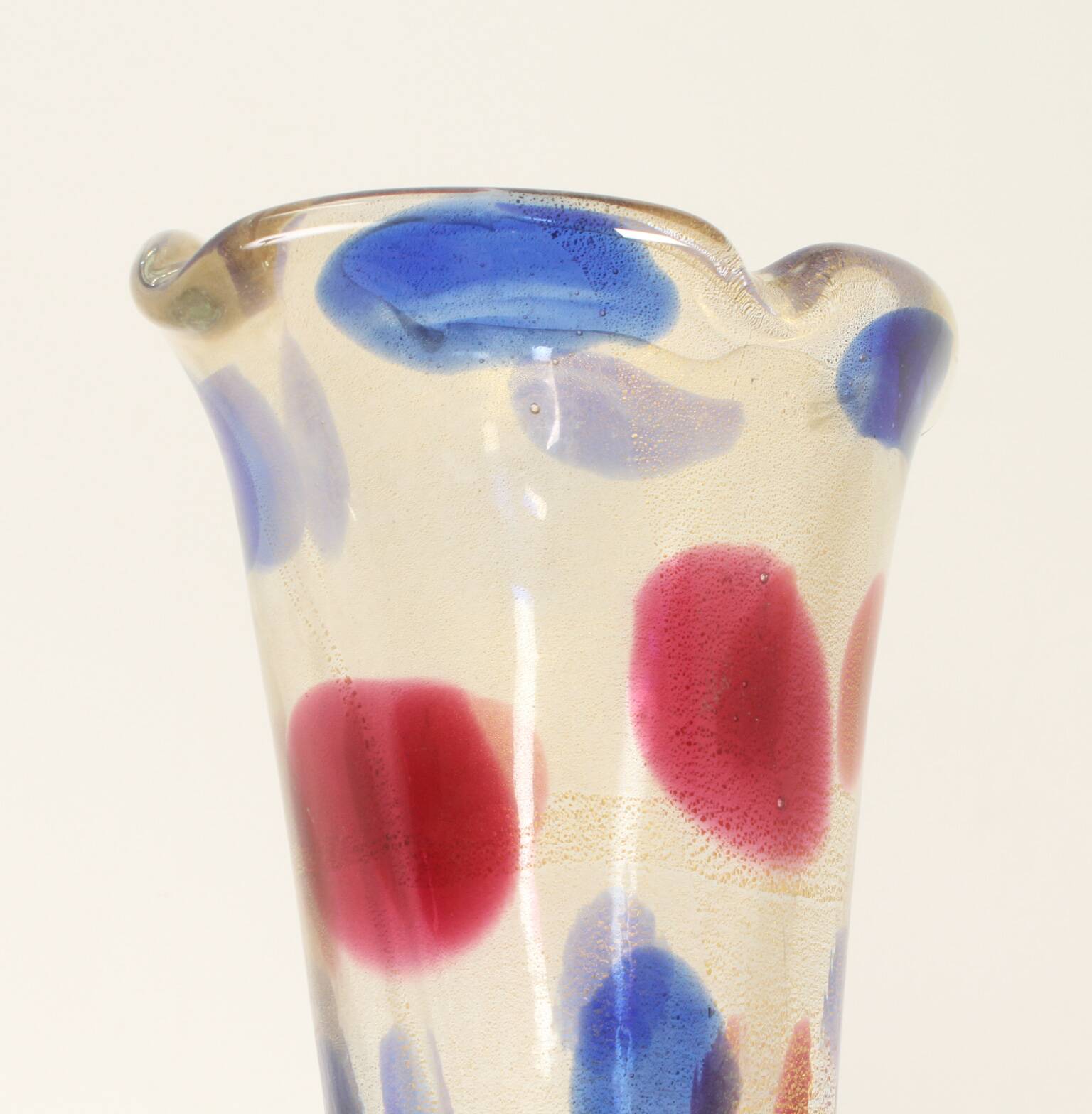 Vase by Fratelli Toso, Italy, 1950s.