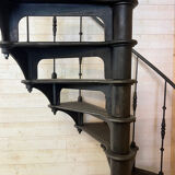 Cast iron spiral staircase