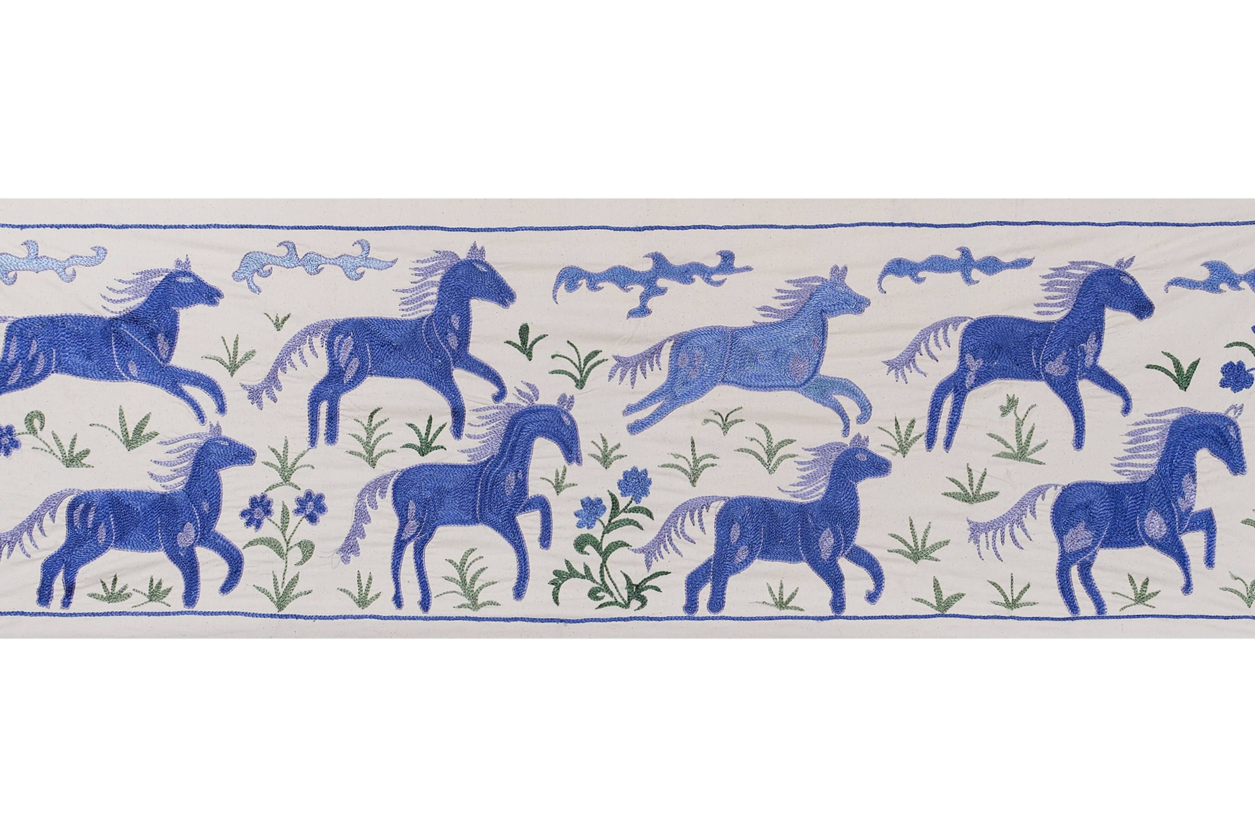 Tapis noué à la main, tapis turc vintage 49x152 cm