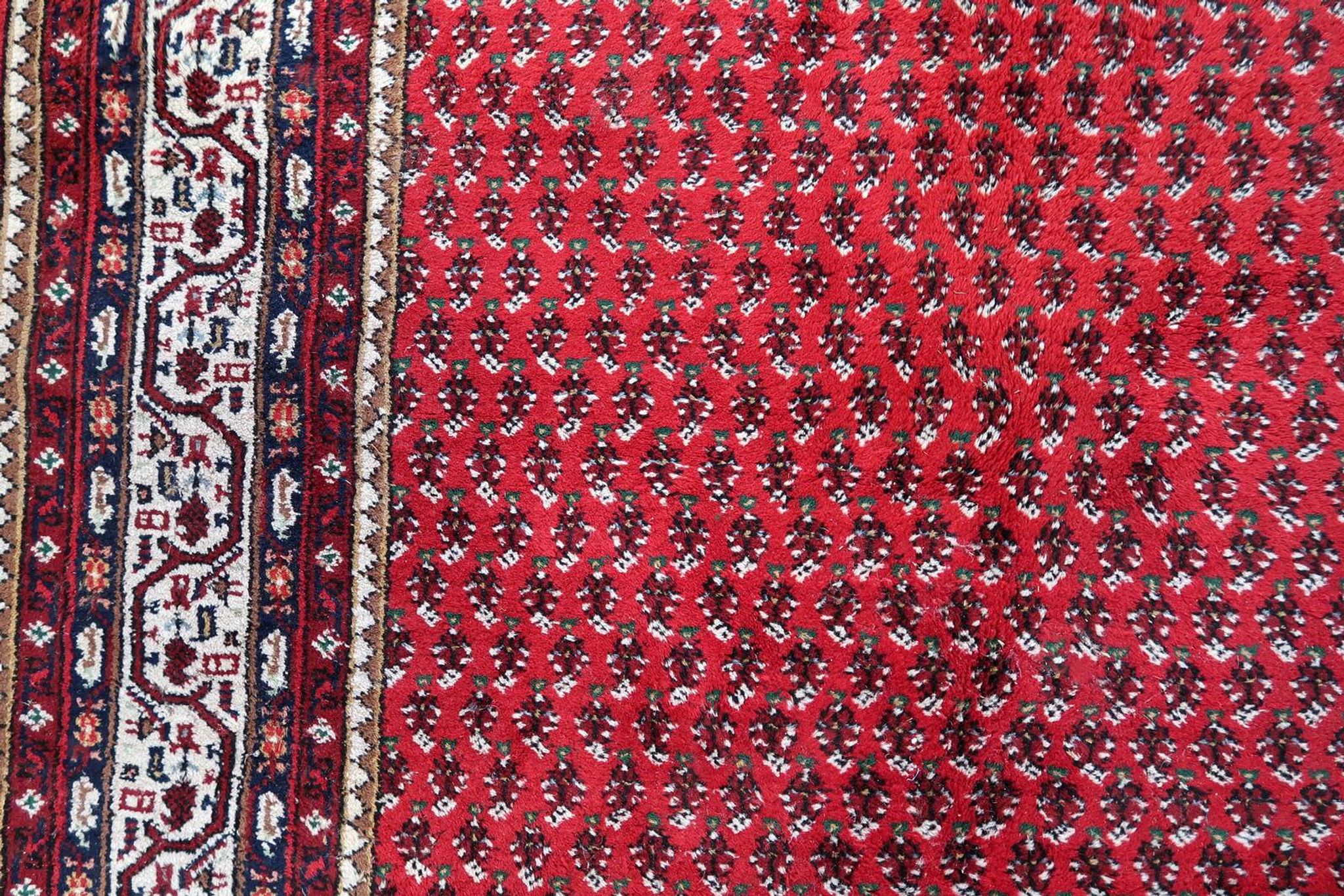 Tapis Vintage Seraband Fait Main en Laine – 174 x 240 cm