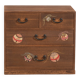 Small Japanese chest of drawers in paulownia – Showa period (c. 1950–1979)