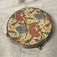 Sarreguemines earthenware trivet with art deco pattern