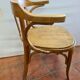 Fauteuil de bureau en bois courbé