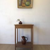 Old oak side table from the 50s.