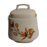 Sologne porcelain sugar pot