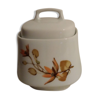 Pot a sucre porcelaine de sologne