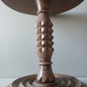 Rare oak guéridon by Charles Dudouyt – French Modernist, c.