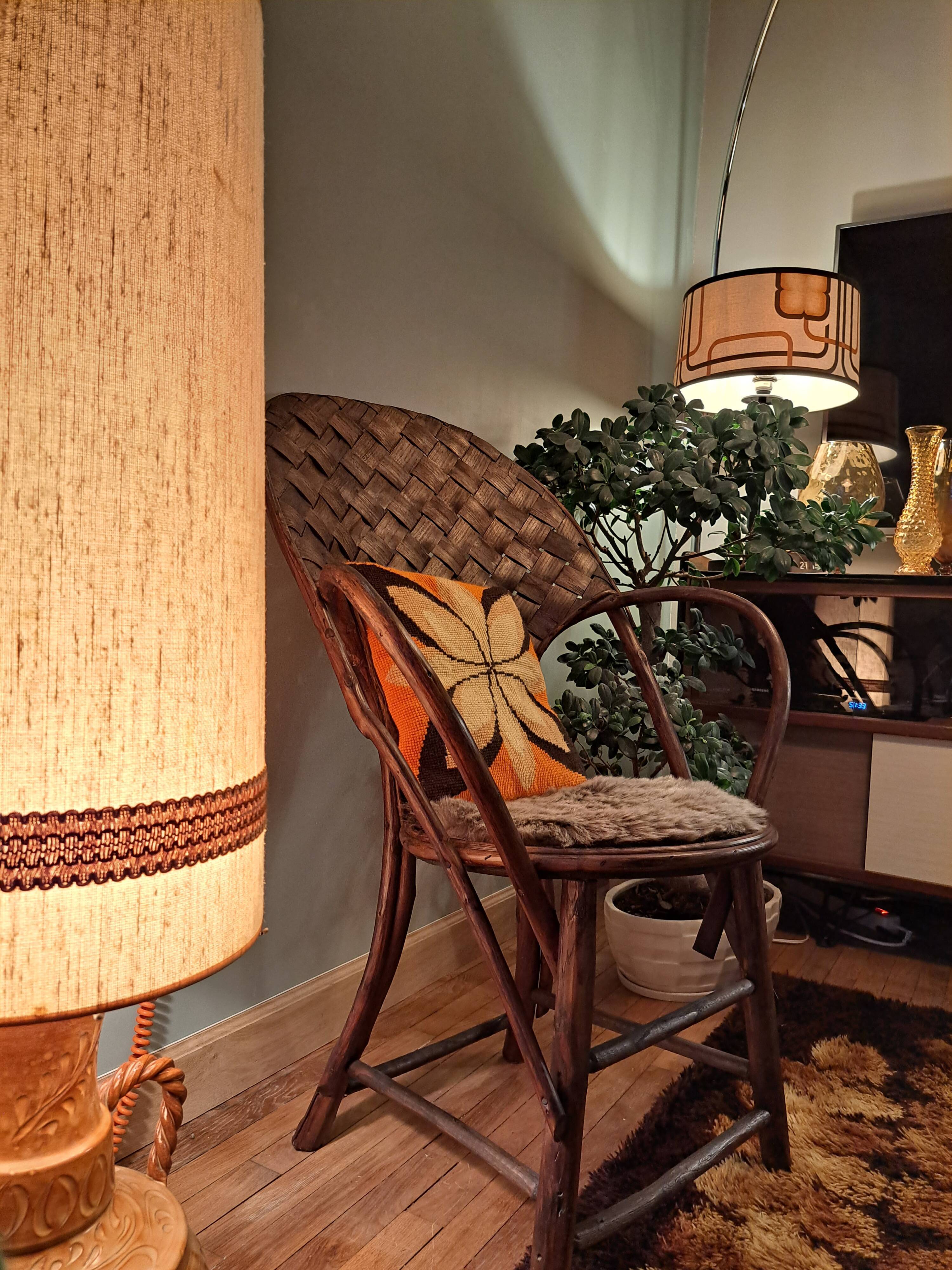 Chestnut armchair from Limousin