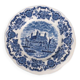 5 English porcelain dessert plates
